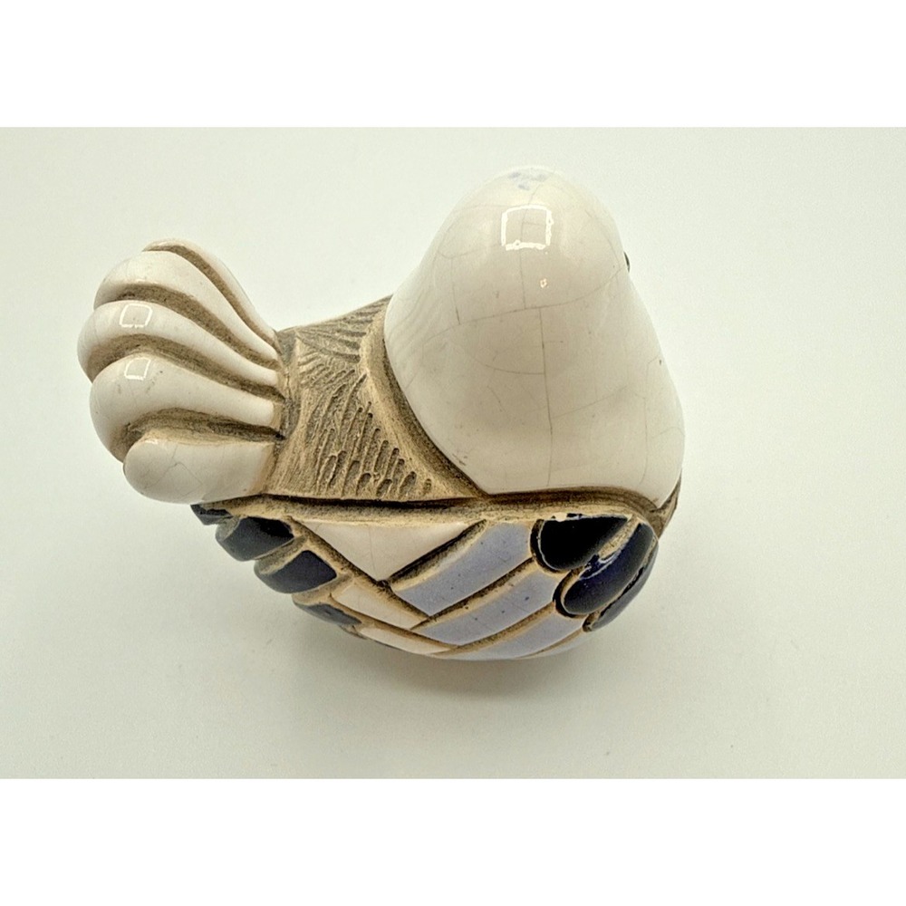 Artesania Rinconada bird - Handmade Uruguay Earthenware Ceramic Folk Art - Picture 3 of 16